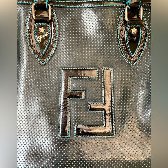⭐️FENDI Black Leather Tote Bag EUC - Picture 14 of 16